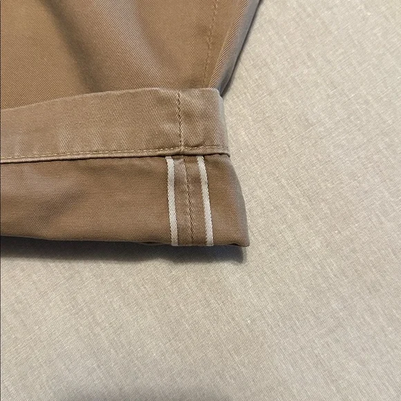 Momotaro Light Brown Flat Front Shorts - Picture 5 of 6
